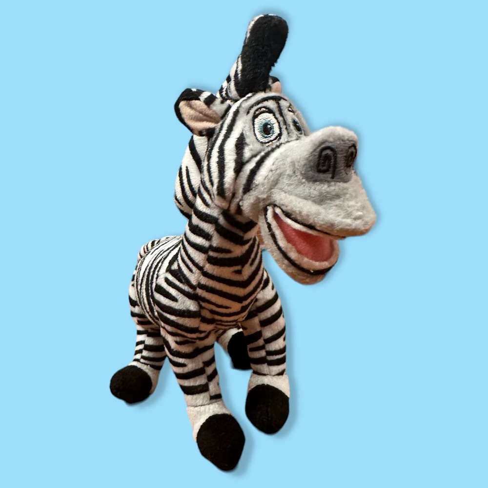 TY Marty From Madagascar Beanbag Plush